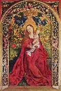 Martin Schongauer Madonna of the Rose Bower (mk08) oil painting
